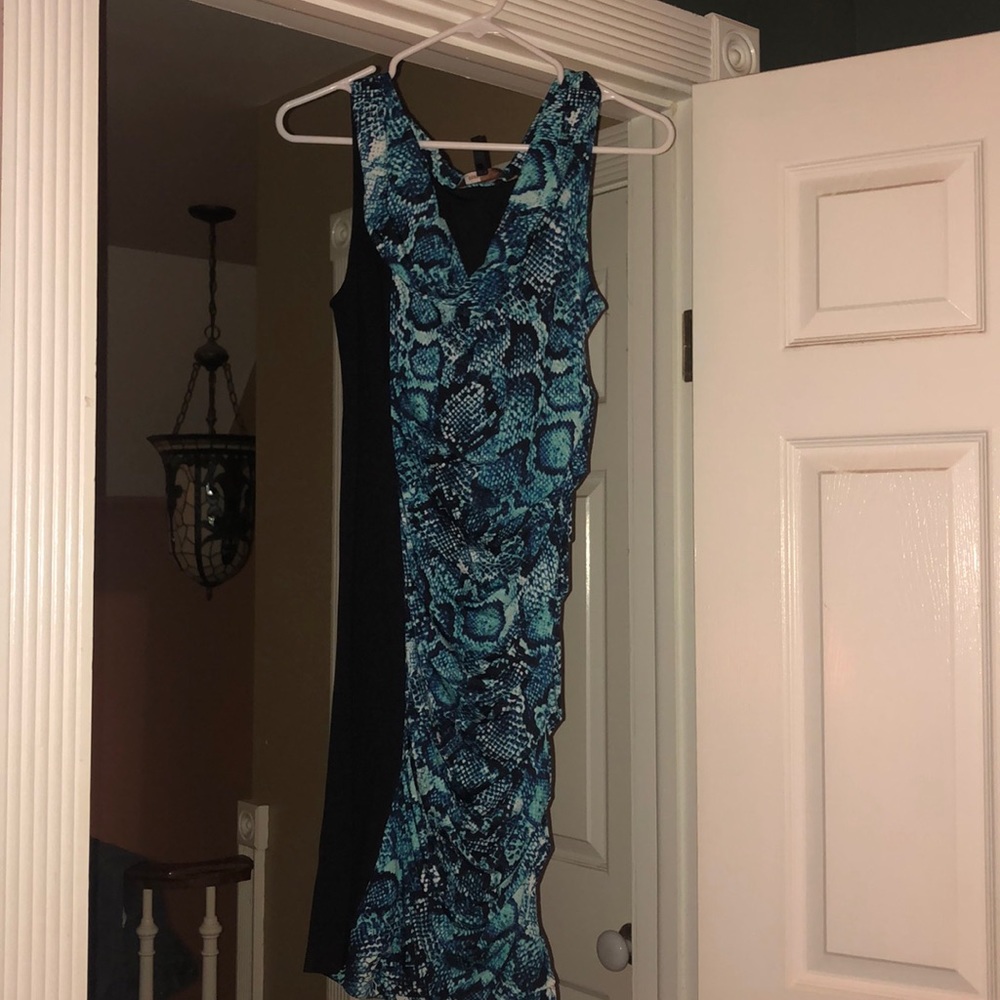 BCBG snake print dress